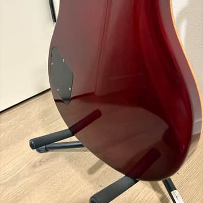 PRS McCarty 594 Soapbar Wood Library 10-Top Brazilian Rosewood Fretboard, Korina Body - 2018 - Fire Red Burst image 8