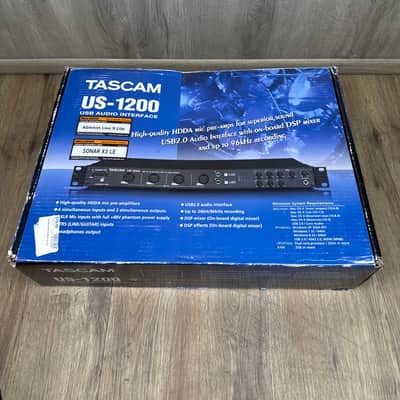 TASCAM US-1200 USB Audio Interface 2010s - Black image 1