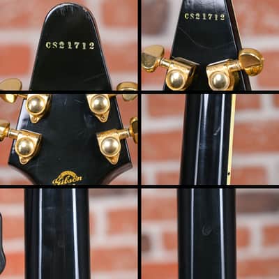 Gibson Custom Art & Historic Flying V Custom “One Of The Forty” Ebony 2002 w/Hard Shell Case image 12