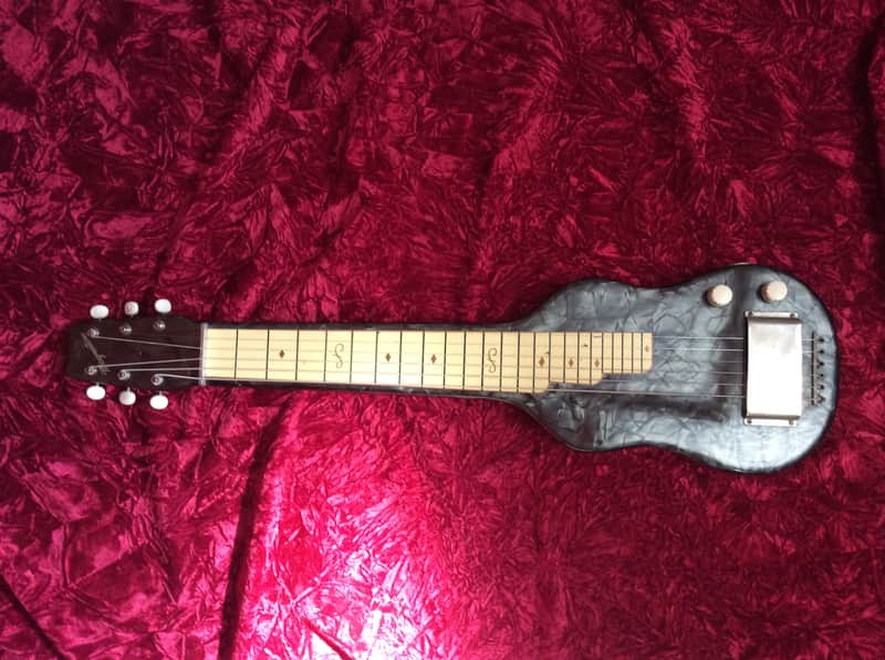 Magnatone Lap Steel Vintage 1950s Grey Pearl w/ Original Case+ image 1