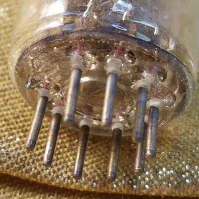 Amperex Matched Pair (2) 6DJ8 tNOS AT1000 TESTED Vacuum Tubes Heerlen Small Halo Getter rare Treble Clef Bugle Boy T4TCbb ECC88 dual triode 1960-1966 image 24