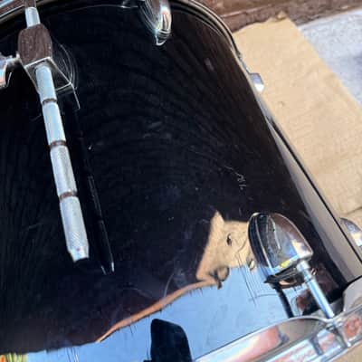 Sound Percussion 15" x 13" Floor Tom – Black – Chrome Hardware – Used image 7