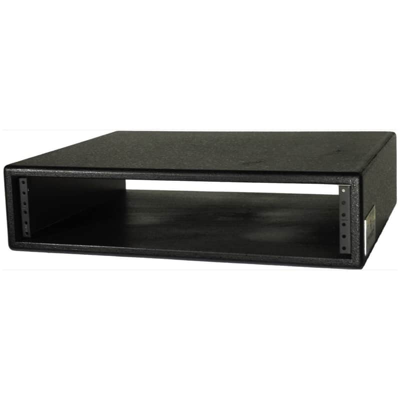 Grundorf Studio Series Short Rack Shell, Black, 2-Space image 1