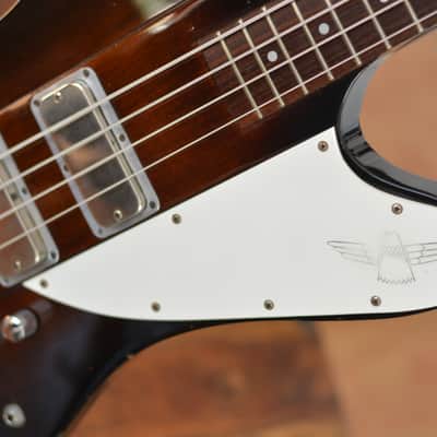 Greco TB1100 Thunderbird Bass 1980 Sunburst with Gator Case image 8