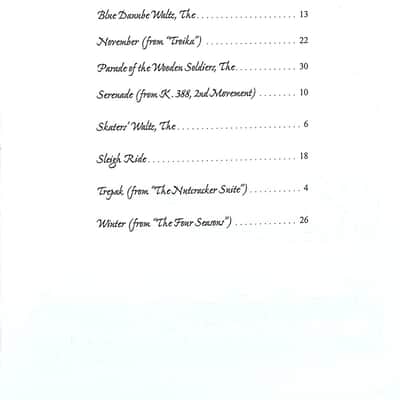 The Winter Collection - Intermediate/Late Intermediate Piano image 2