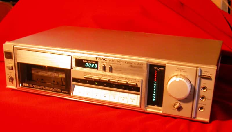RARE PLATINE CASSETTE teac v80 stereo cassette deck 3 heads new belts