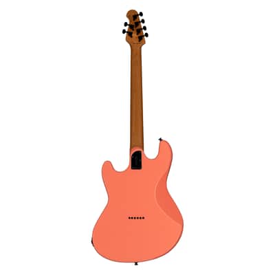 Sterling by Music Man Fluff Signature Stingray Guitar - Rula Thumb Red image 8