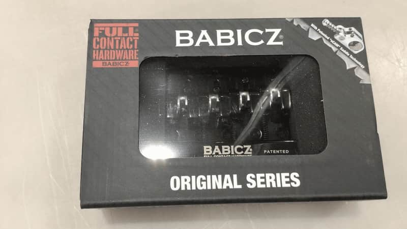 Babicz Full Contact Hardware FCH4BK 4-String Bass Bridge Black image 1