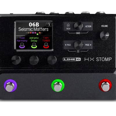 Line 6 HX Stomp Compact Multi-Effects Unit featuring Helix Effects - Open Box image 2