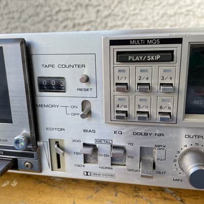 Vintage Toshiba PC-X40 Stereo Cassette Deck For Parts Or Repairs image 3