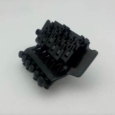 Black Left Handed Guitar Double Locking Tremolo Bridge System image 3