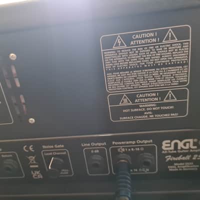 Engl Fireball 25 E633 2-Channel 25-Watt Guitar Amp Head 2025 - Black image 6