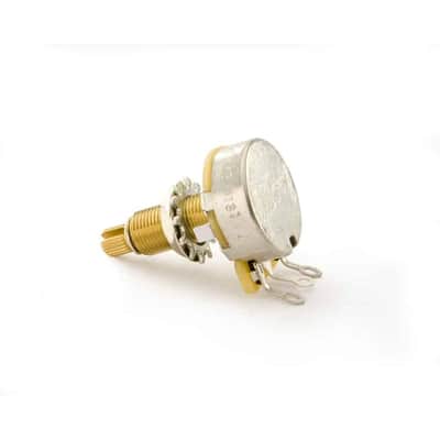 Gibson 500k Ohm Audio Taper Potentiometer - Long Shaft image 3