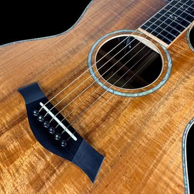 2011 Taylor K24CE Grand Auditorium w Flamed Koa Top Back & Sides ~ Natural image 5