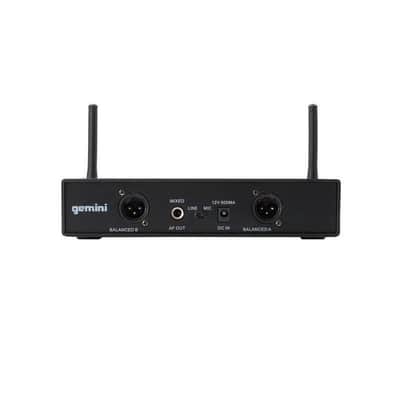 Gemini Wireless Microphone System w/ 2-Mics & UHF Receiver - UHF6200M-R2 image 5