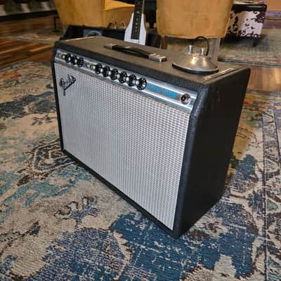 1974 Fender Silverface Deluxe Reverb Tube Combo Amp image 4