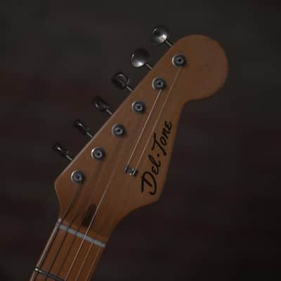Del-Tone 50s S-Style - Black - Heavy Aging image 2