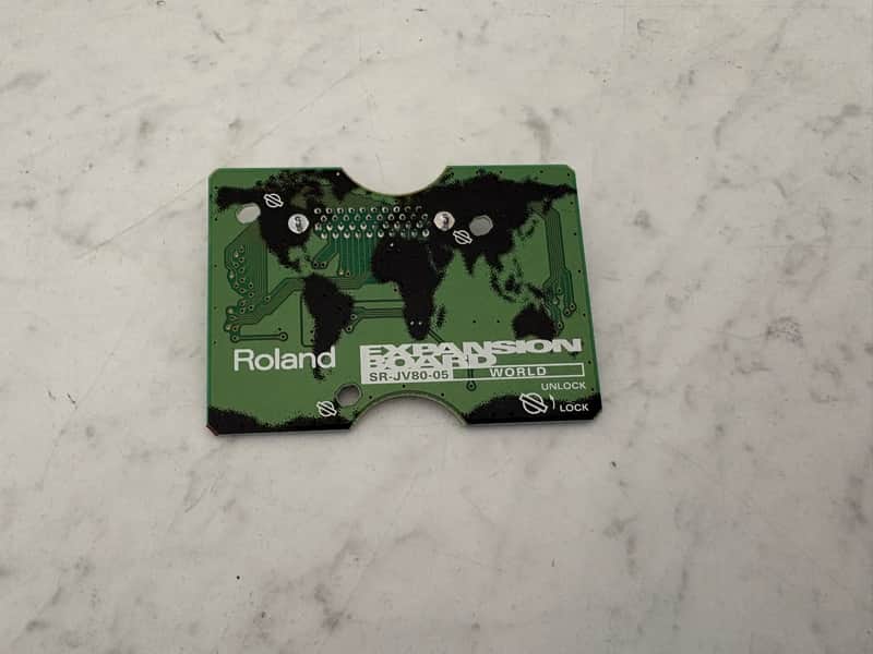 Roland SR-JV80-05 World Expansion Board 1990s - Green image 1