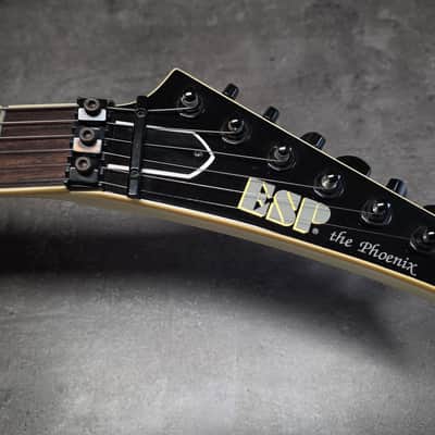 ESP The Phoenix Firebird Custom Shop EX IRON MAIDEN ARTIST OWNED TOUR GUITAR Jackson lawsuit headstock! Gibson body! Floyd Rose! image 15