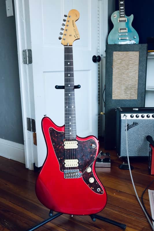 ‘96 Squier Vista Jagmaster Candy Apple Red image 1
