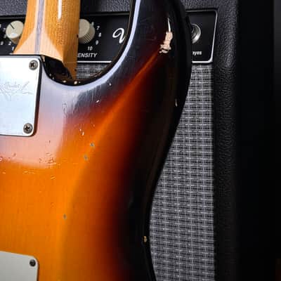 2009 Fender 59 John Cruz Strat Masterbuilt Sunburst Relic image 15