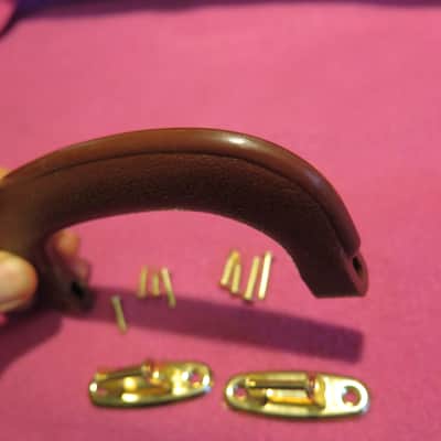 1980's vintage BRUCE OFFSET guitar case Handle for gibson les paul es 335 L5 175 image 5