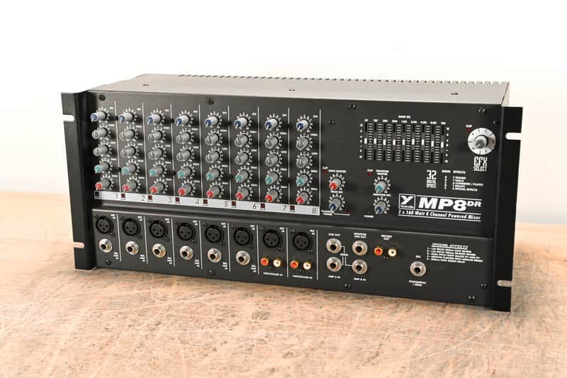 Yorkville MP8DR 2 x 160W 8-Channel Powered Mixer CG01HPM image 1