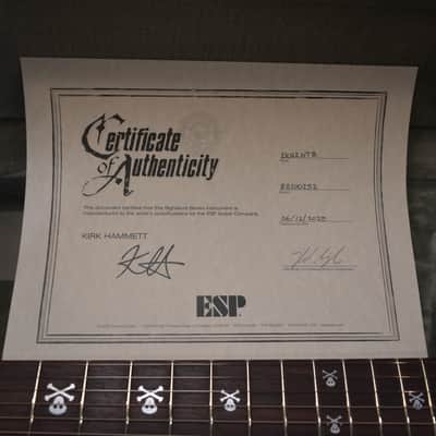 ESP KH-2 NTB 2025 - Black Kirk Hammett Signature image 11