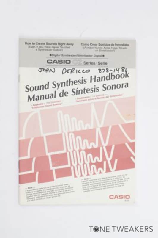CASIO CZ-101 SOUND SYNTHESIS HANDBOOK Manual synthesizer VINTAGE SYNTH DEALER image 1