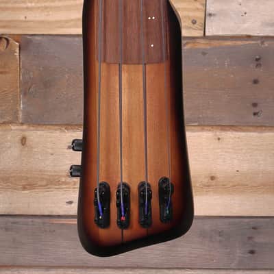 Ibanez UB804 Upright Fretless Electric Bass Mahogany Oil Burst w/ Gigbag