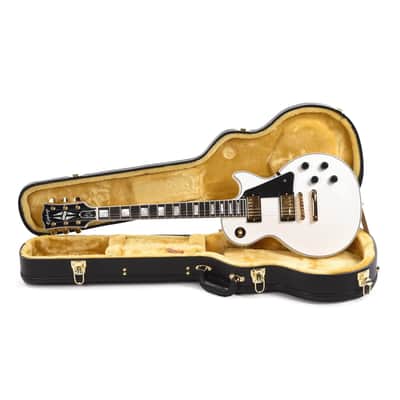 Epiphone "Inspired by Gibson Custom Shop" Les Paul Custom Guitar w/Hard Case - Alpine White image 11