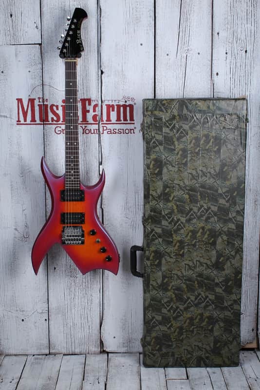 BC Rich 1984 NJ Series Bich Electric Guitar Japan Cherry Sunburst
