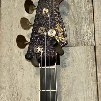 NEW Fender Gold Foil Jazz Bass - Black Sparkle, In Stock and Ships Fast and Free! Pro Setup Included! image 7