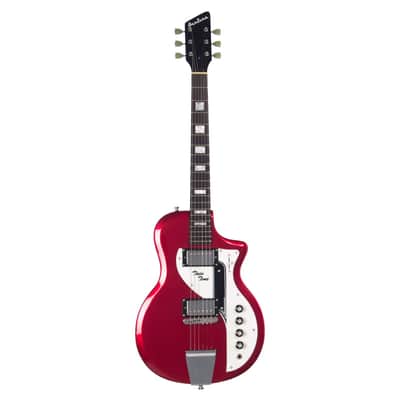 Airline Guitars Twin Tone Metallic Red image 6