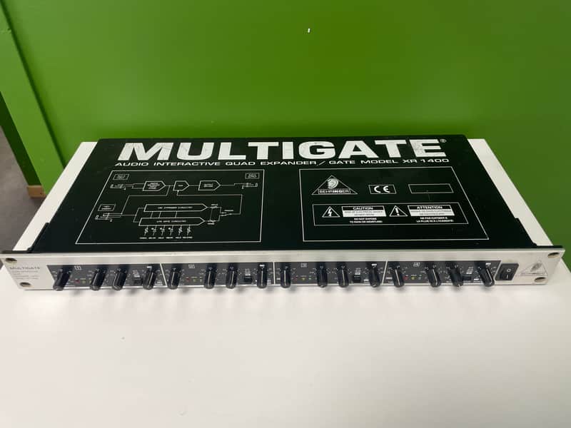 Behringer Multigate XR1400 Audio Interactive Quad Expander / Gate 1990s - Black / Silver image 1