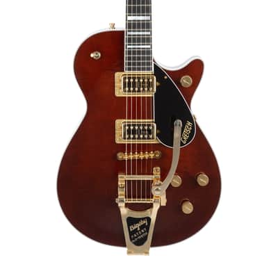 2021 Gretsch G6228TG-PE Players Edition Jet Electric Guitar w/Bigsby, Walnut Stain, JT2104XXXX image 4