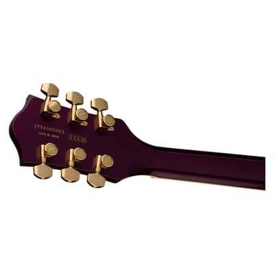 Gretsch Broadkaster Jr. LX Center Block 6-String Right-Handed Electric Guitar with Laminated Maple Body, Maple Neck, and Ebony Fingerboard (Blackberry) image 6
