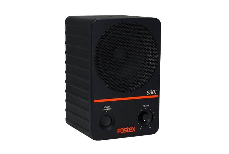 Fostex 6301DT 4″ Active Studio Monitor Speaker Powered with Dante image 1