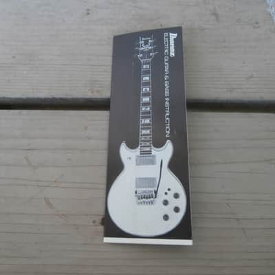 Vintage 1983 Ibanez Electric Guitar & Bass Instruction Manual! Original Case Candy, Paperwork! image 1