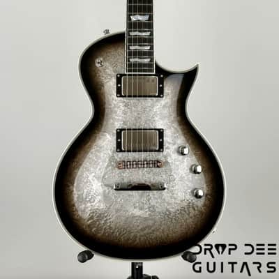 ESP Original Series Eclipse Custom Electric Guitar w/ Case - Silver Liquid Metal Burst image 1