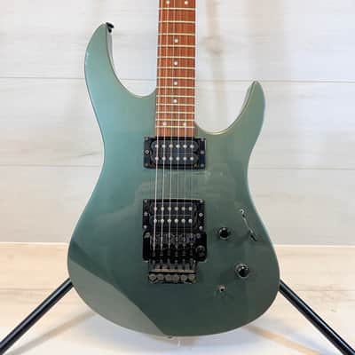 Yamaha RGX420S-D6 Drop 6 Baritone Electric Guitar Metallic Green Made in Taiwan 2003 image 2