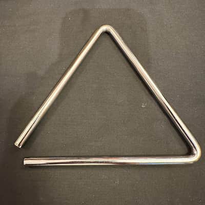 Unbranded 6" Triangle, Chrome Plated Steel, Japan Stamp, 1/4" diameter Rod - MINT image 8