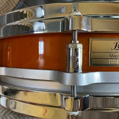 Pearl Maple Shell Free Floating Piccolo snare 4.5 x 14 + soft case image 2