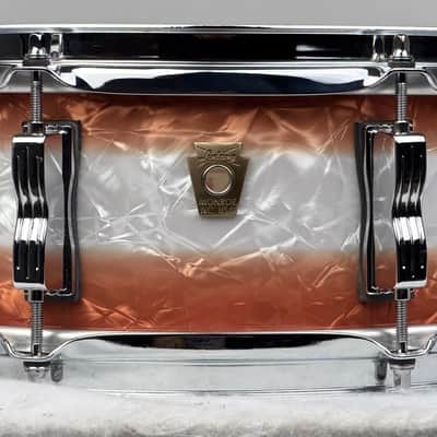 Ludwig 20/12/14/5x14" Classic Maple Downbeat Drum Set w/ Rail - Exclusive Fire Burst Pearl image 12