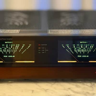 🎶✨ Proton AA-1150 Stereo Power Amplifier — Serviced, Cleaned, Large Dual Green dB Output Meters, Power Envelope Design, Bench Tested image 3