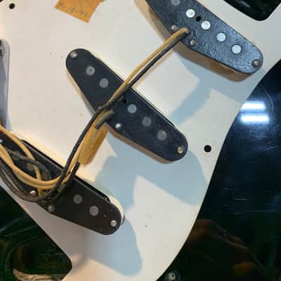 Fender American Vintage '57 Stratocaster 1990 Black USA Reissue w/ OHSC image 24