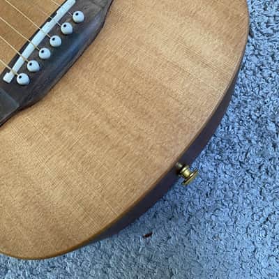SX Mini 34 Inch Travel Acoustic Guitar, Pine Wood Body, Mahogany Neck image 6