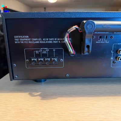 Pioneer Tx 608 Fm/Am Stereo Tuner (Beautiful) FULL FRESH SERVICE Rare Black! image 9