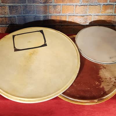 Vintage 1940’s-60’s  Drum Heads - 10", 14.5" 16.75" image 1