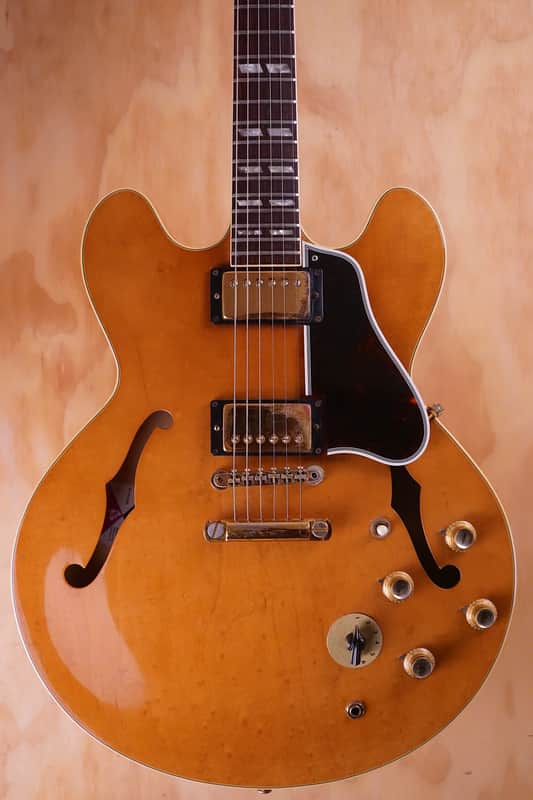1974 Gibson ES-345 Semi-Hollow Electric Guitar in Blonde, with Hard Case (Used)